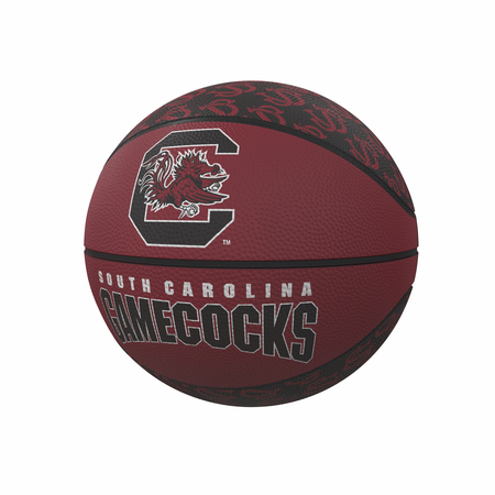 LOGO BRANDS South Carolina Repeating Logo Mini-Size Rubber Basketball 208-91MR-1